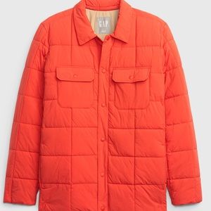 Gap Recycled Fireball Puffer Shirt Jacket, S